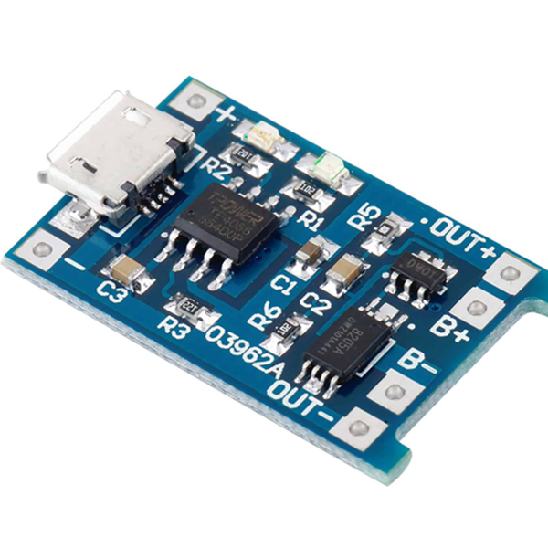 Mạch Sạc Pin 18650, li-ion TP4056 cổng USB micro B / Type C