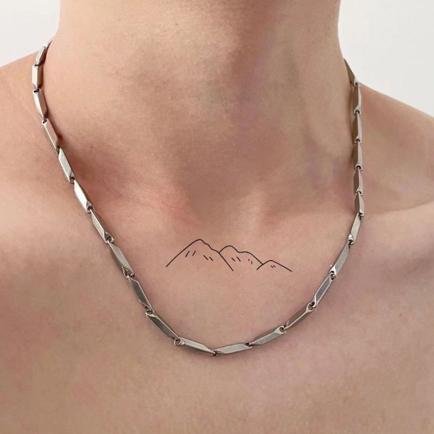 Dây chuyền titan nam mắc xích lớn không gỉ thời trang