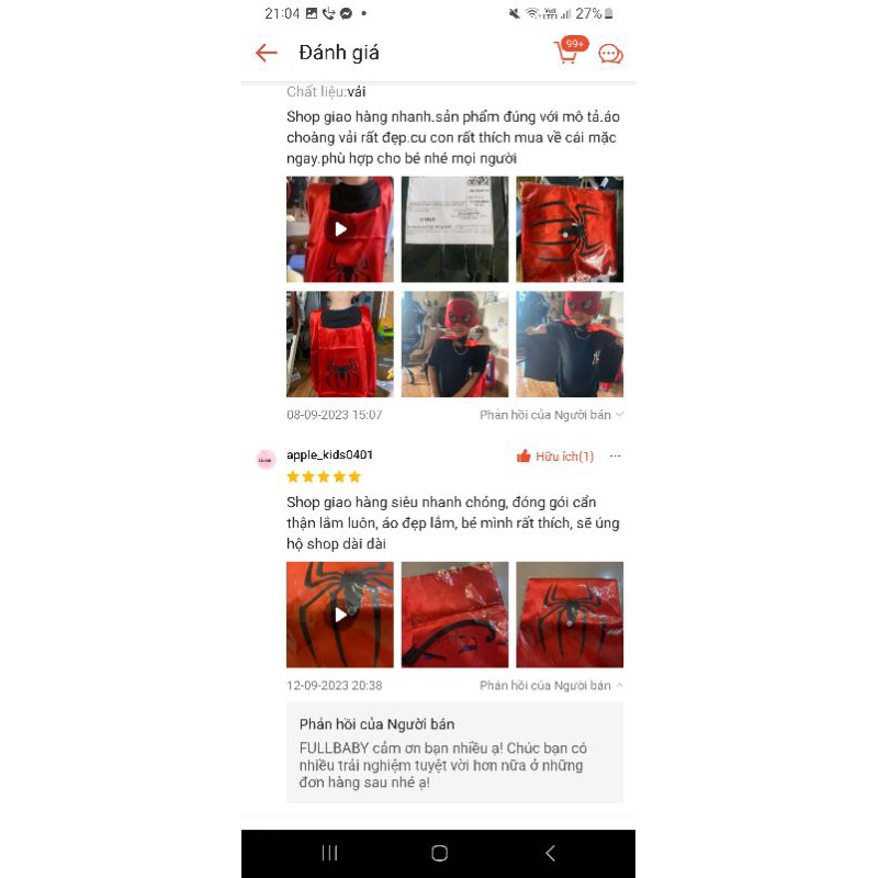 Áo Choàng Siêu Nhân Người Nhện Kèm Mặt Nạ các bé rất thích