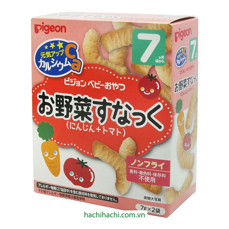 Bánh ăn dặm pigeon Nhật Bản cho bé 6 - 9 tháng tuổi