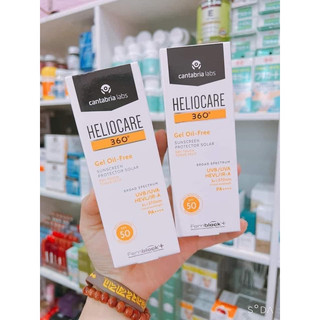 [ Mẫu mới ] Kem chống nắng Heliocare 360 Gel oil free -50ml