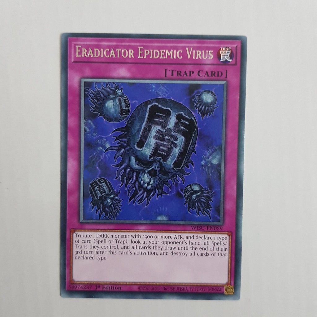 Lá bài Eradicator Epidemic Virus - WISU-EN059 - Rare 1st Edition