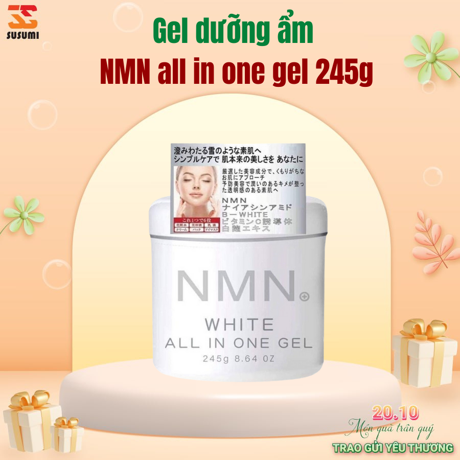 Gel dưỡng trắng da chống lão hóa NMN 245g
