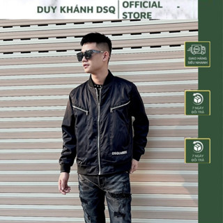 Áo Khoác Gió Thu Đông Bomber DSQ Nam Nữ Đẹp, Chất Liệu Vải Gió 2 Lớp Cao Cấp Thời Trang DUY KHÁNH DSQ98