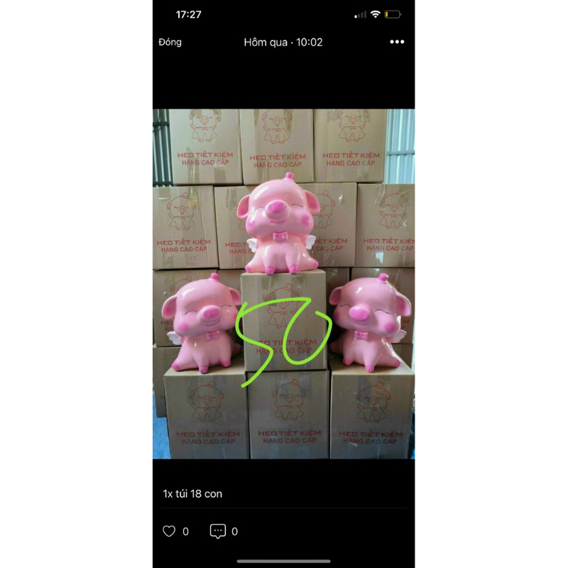 Chú heo đất-chú lợn may mắn đáng yêu