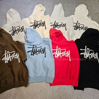   Thanh lý  chính hãng STUSSY HOODIE BASIC LOGO - Áo Nỉ có nón Stussy Unisex Nam Nữ chính hãng Authenitc 