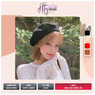 Nón nồi thời trang mùa đông Nón beret nhiều màu