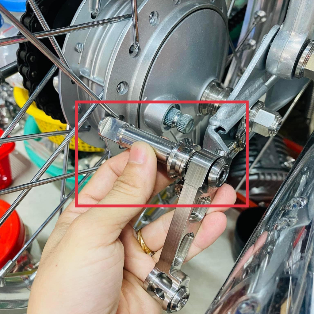 Cốt Càng Thắng Sau Inox CTS Gắn Xe Yamaha Exciter 135 4s , Ex2010, Sirius Inox304