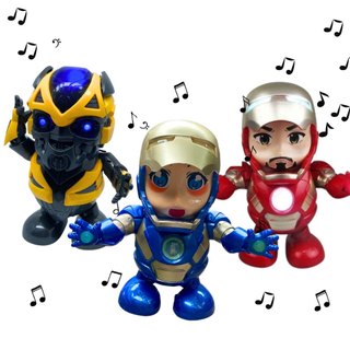Dance Hero Iron Man Robot Nhảy Múa Bumblebee Nhảy Múa Siêu Nhân Nhảy Múa vui nhộn cho bé - Dừa Shopkids