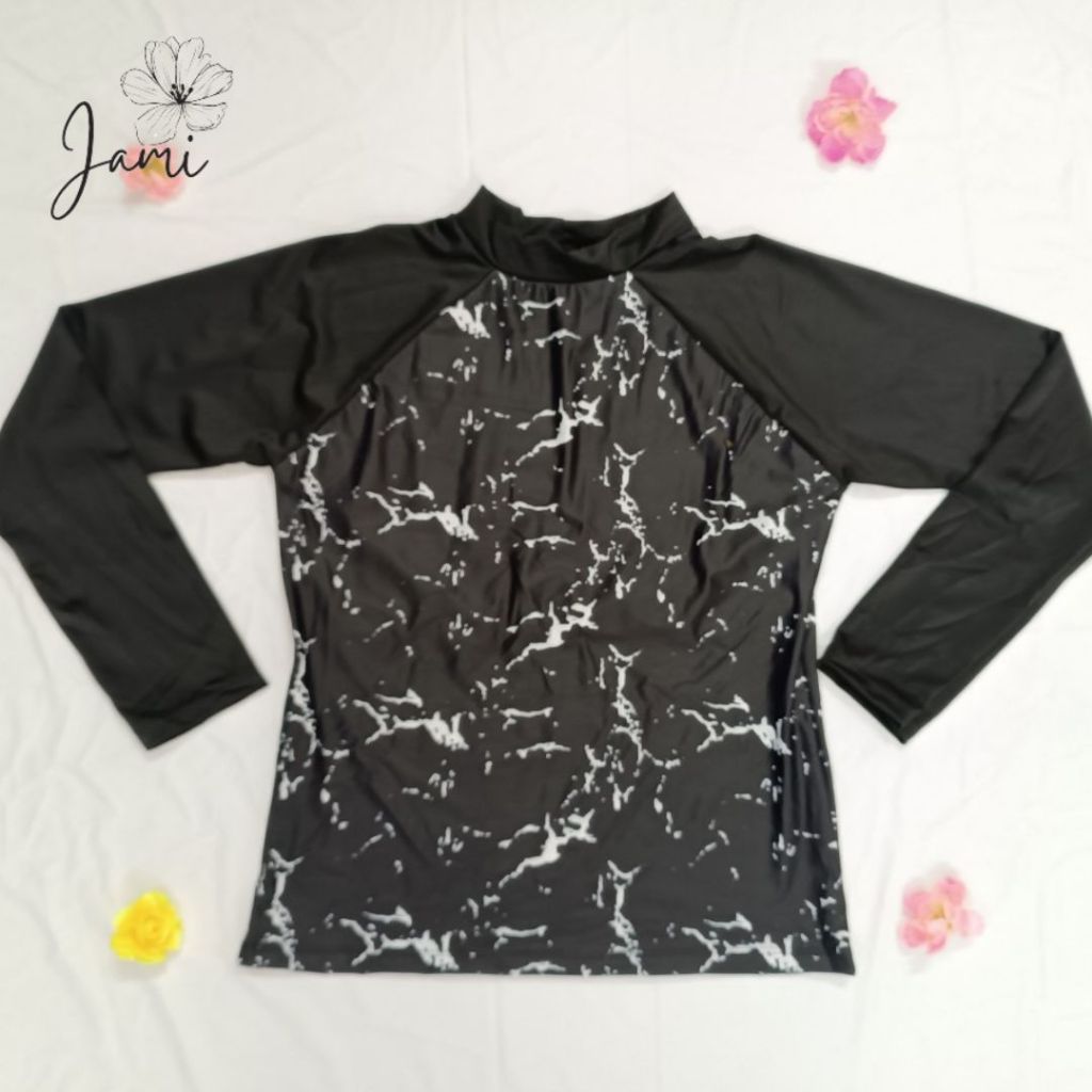 ÁO BƠI TAY DÀI KÍN ĐÁO CHE BỤNG CHỐNG NẮNG THUN LẠNH KÈM MÚT THU ĐÔNG GIỮ ẤM -JAMI-AB_SOC_41_FZ