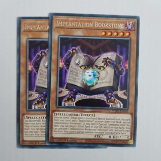 Lá bài impcantation bookstone - wisu-en049 - rare 1st edition