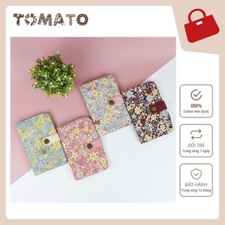 Bao đựng passport hộ chiếu vải PASSI - Tomato Handmade