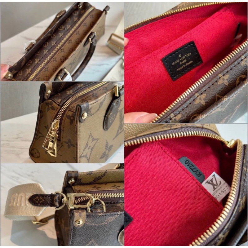 Túi onthe_go xách tay đeo chéo size 25 full box