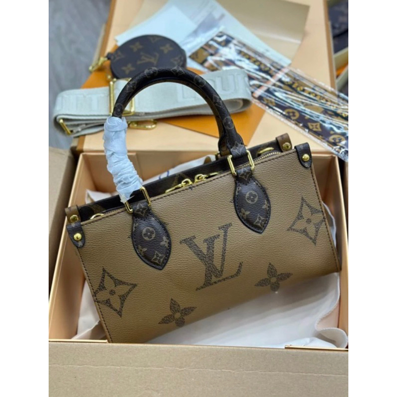 Túi onthe_go xách tay đeo chéo size 25 full box