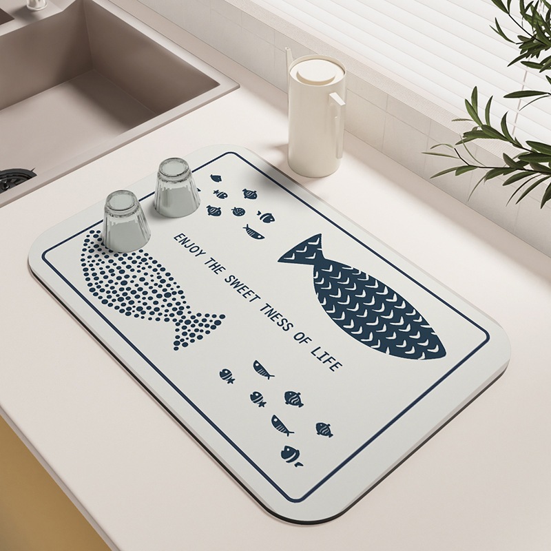 Tấm lót bàn ăn bằng Cao Su mềm dẻo cách nhiệt phong cách phương Tây