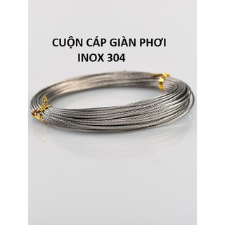 Dây cáp giàn phơi thông minh Loại Tốt ( Inox 304)