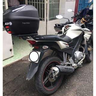 Thùng xe FZ 150i mẫu givi E250N2 và baga  FZ 150i , hàng givi chính hãng, bảo hành 2 năm