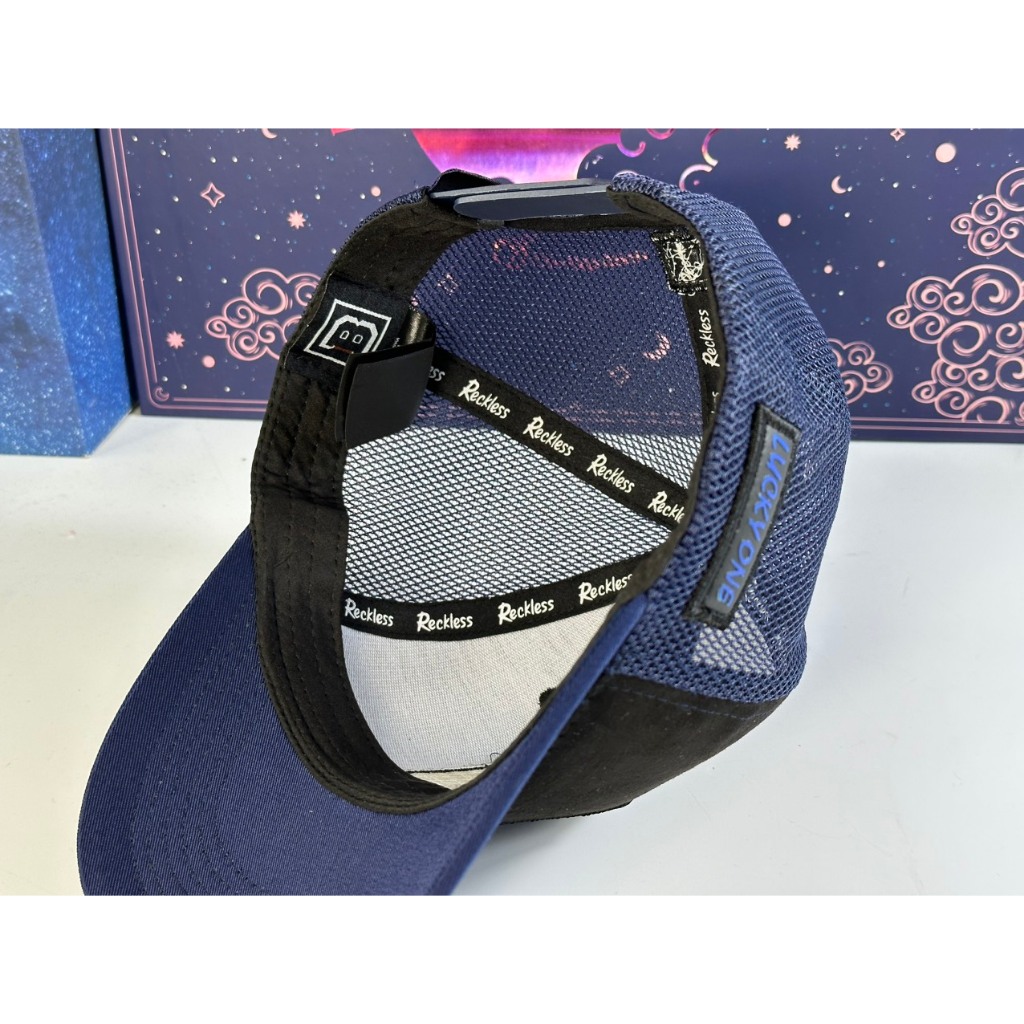 Mũ lưỡi trai nam nữ phối da lộn hình sói Lucky one thời trang thể thao, nón kết mới, M199