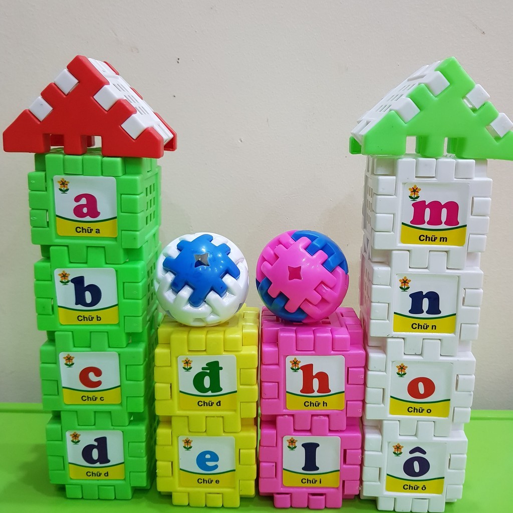 Bộ Đồ Chơi Xếp Hình Hình Vuông Kì Diệu 108 Chi Tiết Cho Bé