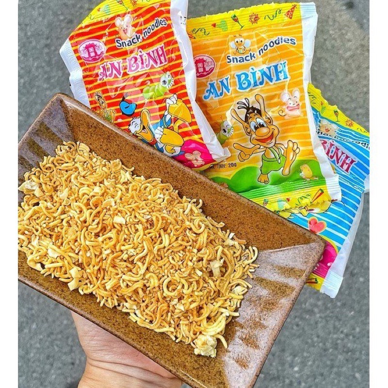500G Mì Tôm Trẻ Em An Binh, Mì Trẻ Em An Binh Ăn Liền Đậm Đà, đồ ăn vặt tuổi thơ đồ 1k