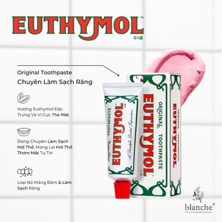 Kem Đánh Răng Euthymol Toothpaste Original 106g – Thương Hiệu Kem Đánh Răng Sát Khuẩn Hàng Đầu Đến Từ Anh Quốc