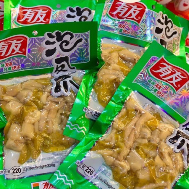 Chân Gà cay Yuyu siêu hot 210g Ăn Vặt Tiểu Muội