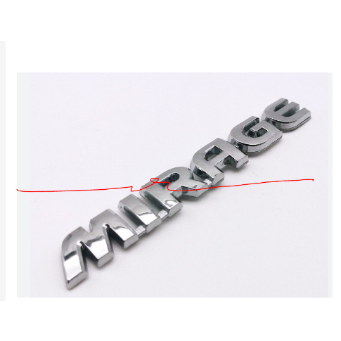 [Sỉ - Lẻ] Logo Chữ nổi Mirage dùng dán phía sau xe Mitsubishi Mirage