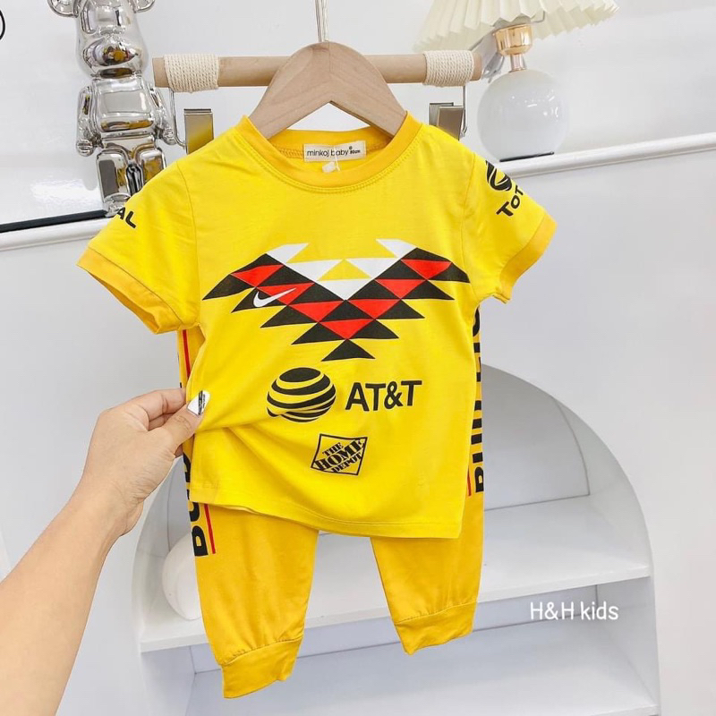 Tay ngắn quần dài thun lạnh bé 6-16 kí