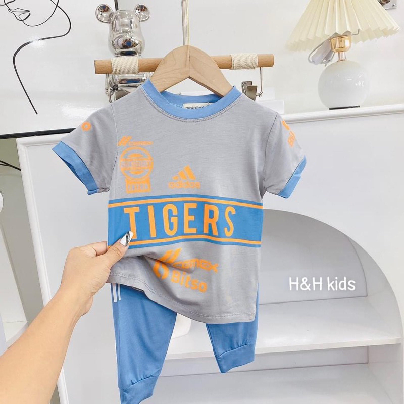 Tay ngắn quần dài thun lạnh bé 6-16 kí