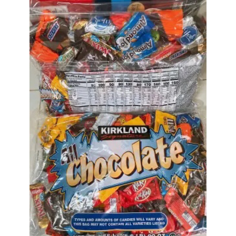 🍫 🍫 Sôcôla Mỹ Tổng Hợp 9 Loại Kirkland All Chocolate 150 Pieces