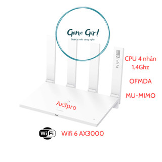 Bộ phát wifi 6 Huawei AX3PRO, Mesh wifi Ax3000 nhỏ gọn