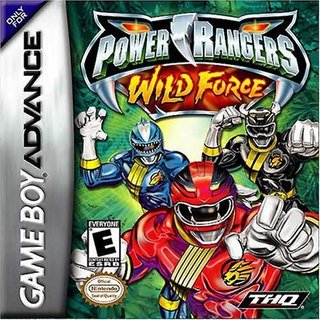 Băng gameboy siêu nhân Power Rangers Wild Force - GBA