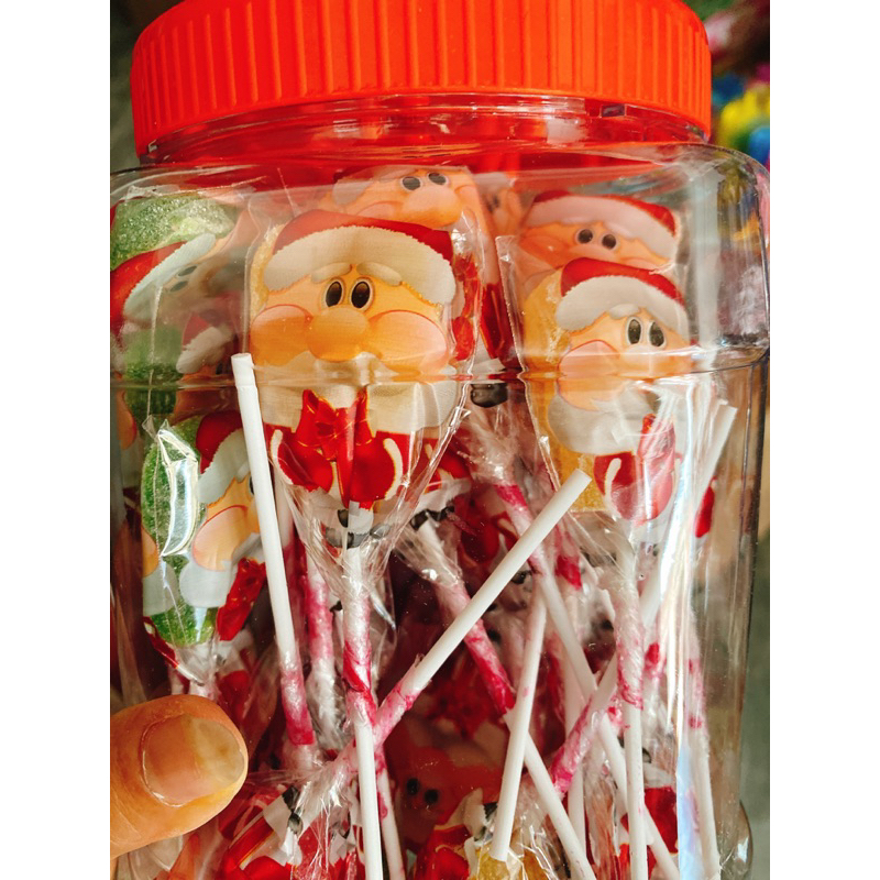 Sỉ lọ 50 que kẹo dẻo xiên hình ông già noell