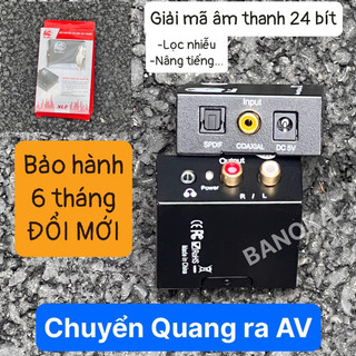 Bộ chuyển Quang VINAGEAR XL2 Optical ra Audio AV - Bộ chuyển đổi tín hiệu quang học ra AV, AUX...