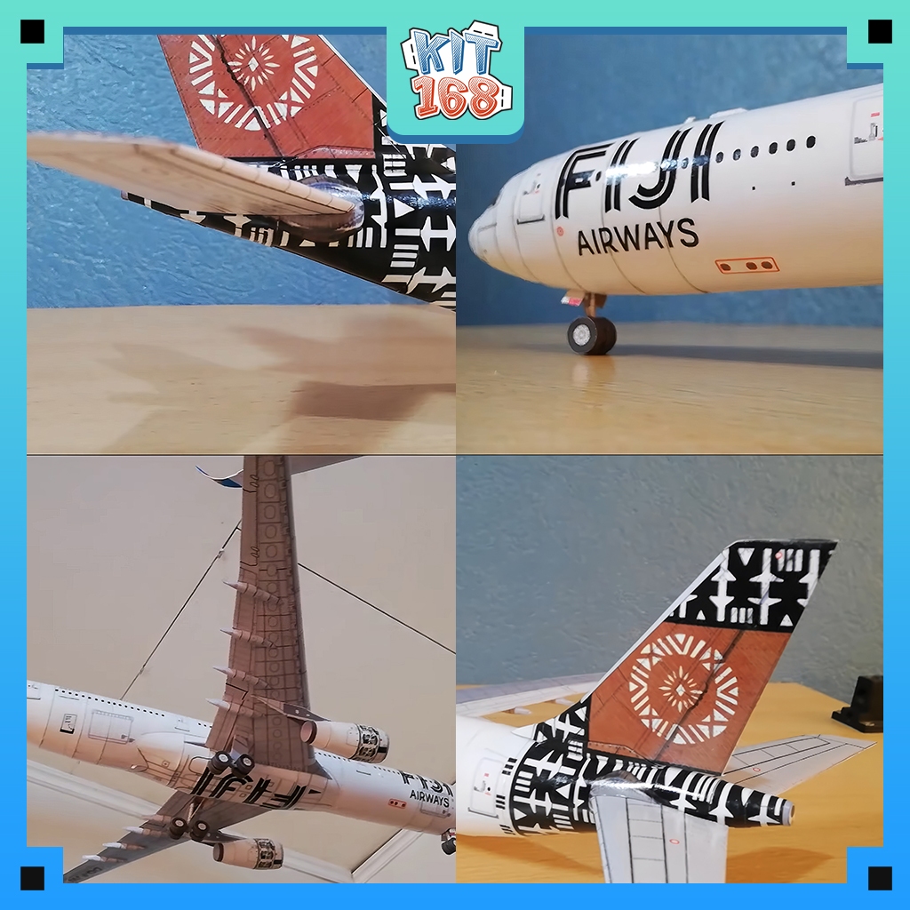Mô hình giấy Máy bay Fiji Airways A330-300