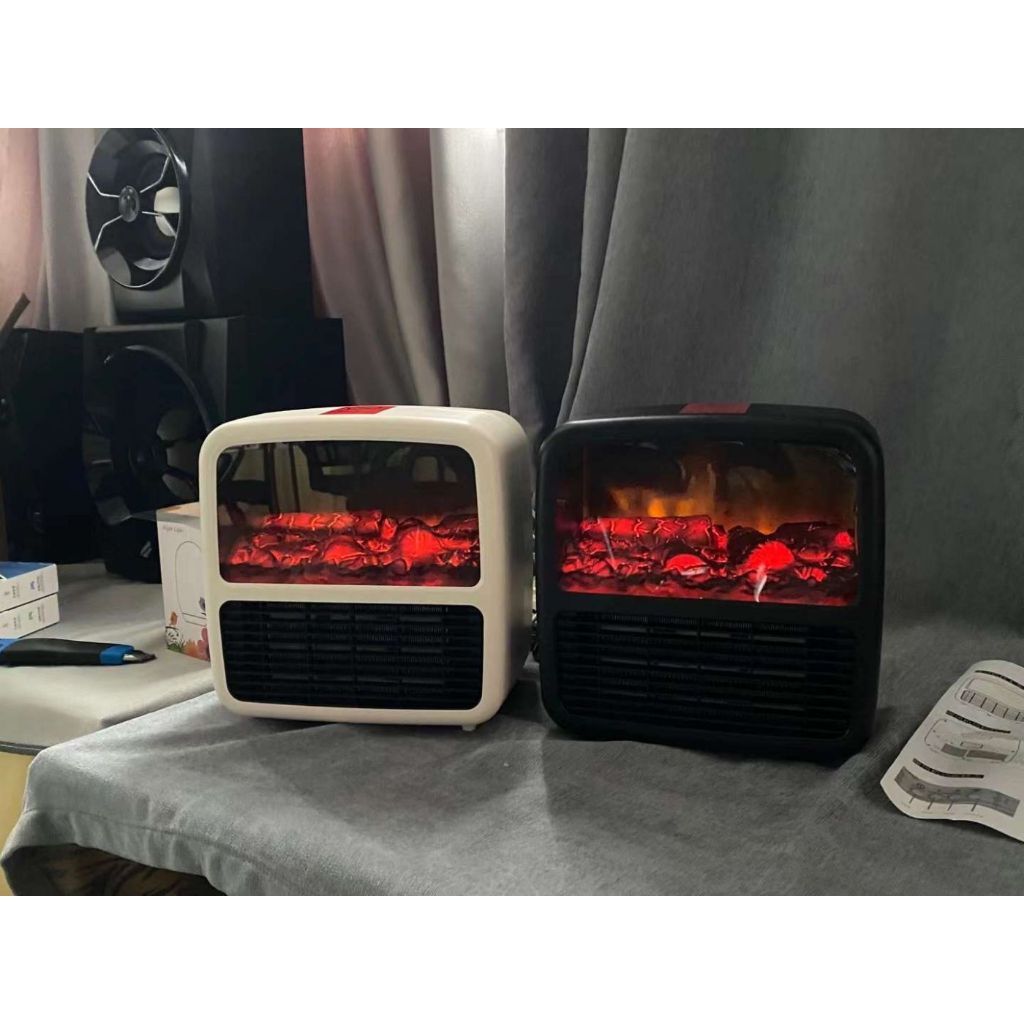 Máy sưởi N6 công suất 1500w -  Màn hình củi than rất đẹp