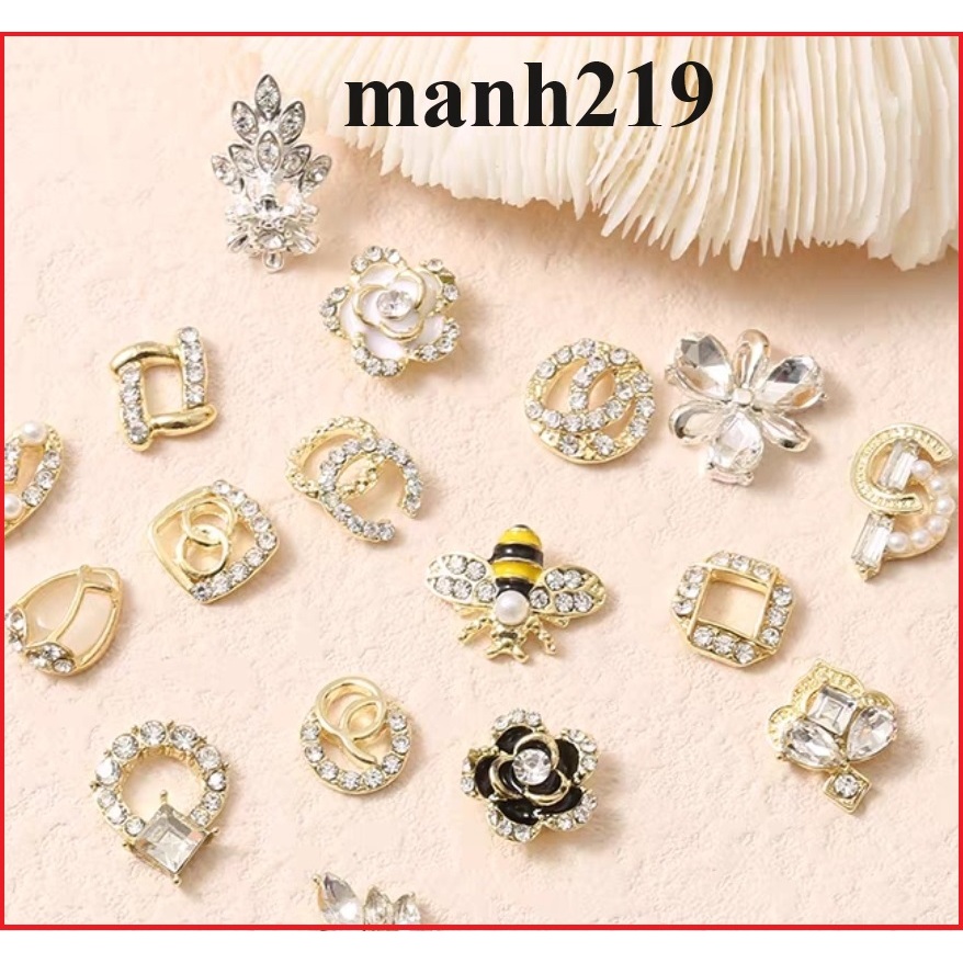 Charm kim loại Cao Cấp đính móng Phụ Kiện nail Bán Lẻ Cái