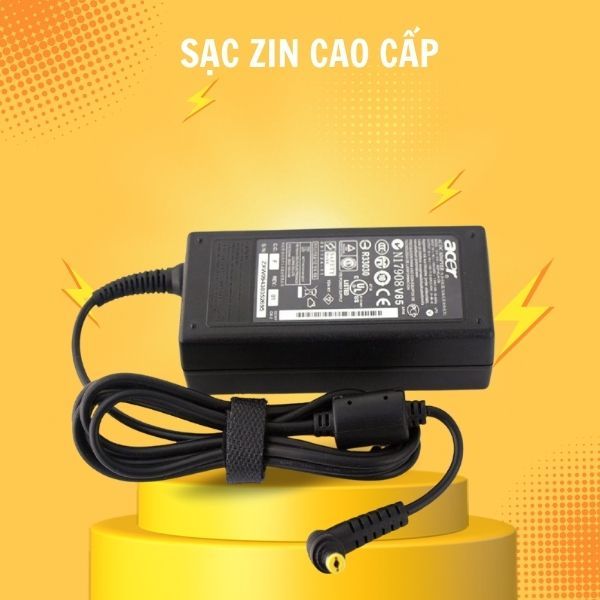Sạc laptop acer 3.42A chân 5.5*1.7mm loại tốt, Sạc máy tính acer zin 65W cao cấp bảo hành 12 tháng