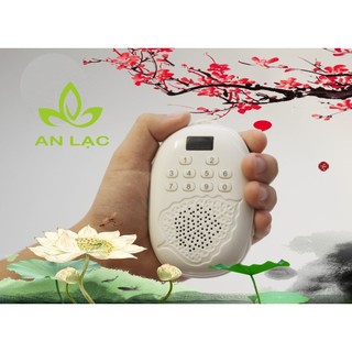 Máy niệm phật lá bồ đề đeo cổ 50 giọng niệm tiếng Việt