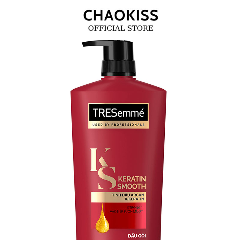 Dầu gội Treseme vào nếp mượt mà 640g