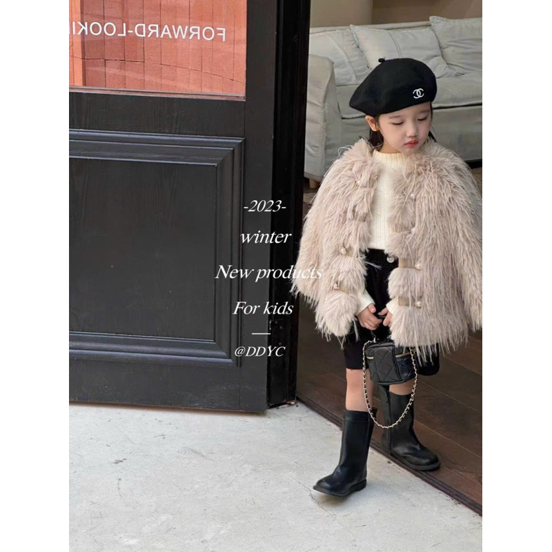 Áo khoác lông cao cấp Quảng Châu cho bé gái