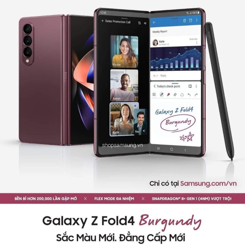 Điện thoại Samsung Galaxy Z Fold 4 12/256GB  - Hàng Chính Hãng - New Seal Bảo Hành 12 tháng