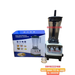 MÁY SINH TỐ CÔNG NGHIỆP SL-886 CỐI 3 LÍT CÔNG SUẤT 2600W