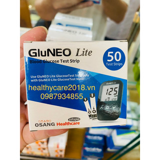 Que thử đường huyết GluNeo lite xuất xứ Hàn Quốc hộp date mới