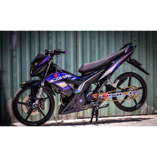 Tem rời sonic thiết kế xanh đen dáng zin