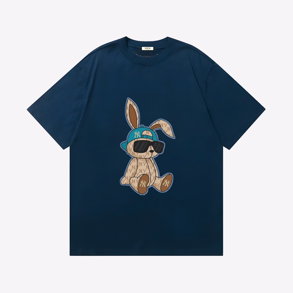 Áo Thun NY Thỏ Rabbit Đội Mũ Form Unisex Unim Store 100% Cotton Cao Cấp Hottrend - AP13