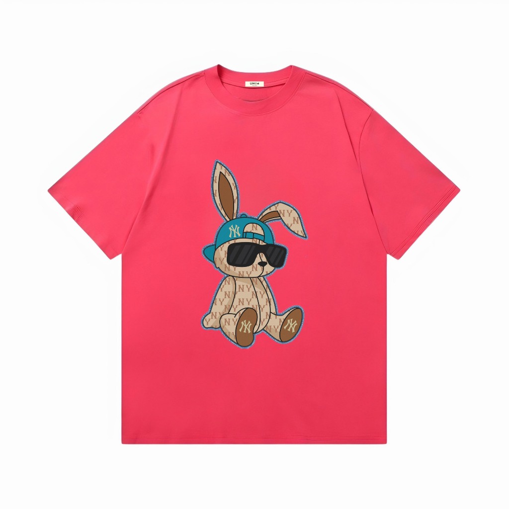 Áo Thun NY Thỏ Rabbit Đội Mũ Form Unisex Unim Store 100% Cotton Cao Cấp Hottrend - AP13