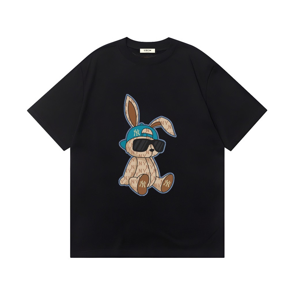 Áo Thun NY Thỏ Rabbit Đội Mũ Form Unisex Unim Store 100% Cotton Cao Cấp Hottrend - AP13