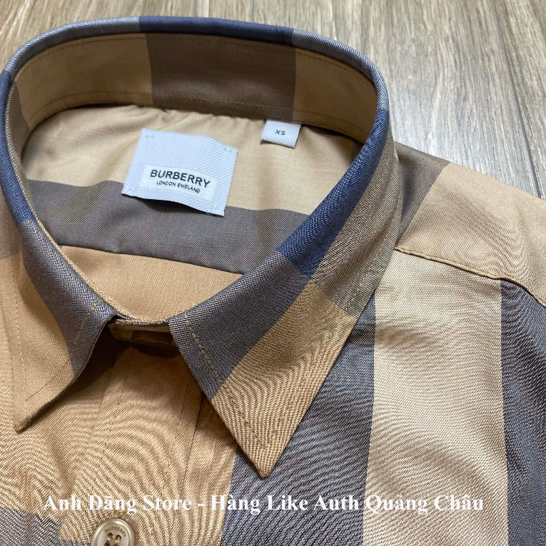 Sơ mi kẻ nam Burbery bản Like Au 1:1 cao cấp nhất