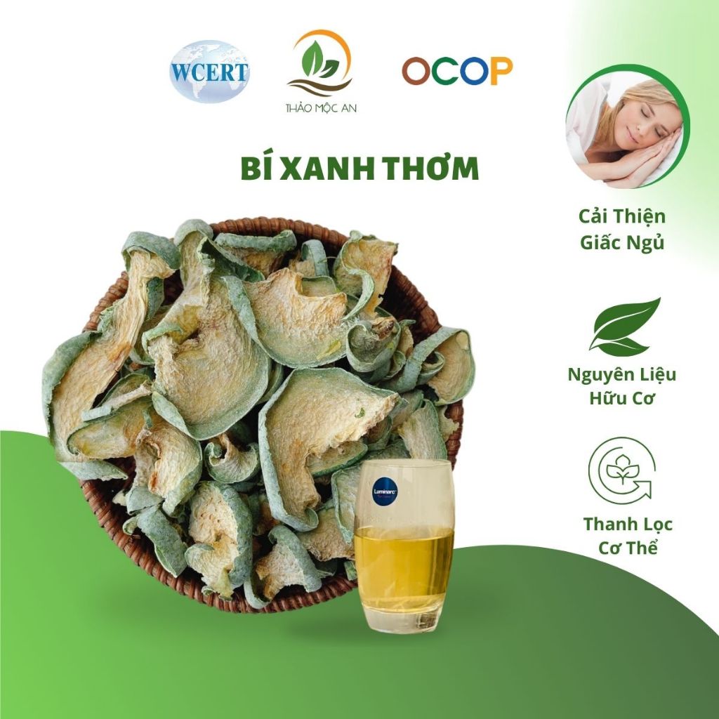 Trà Bí Đao Giảm Cân Thảo Mộc An, Giảm Mỡ Thừa, Thanh Lọc Cơ Thể, Dưỡng Nhan, Chuẩn Hữu Cơ PGS, 150g Bí Đao Sấy Lạnh